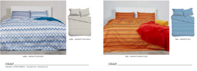 DUVET COVER TWIN DRAP  155X200 Tellini S.r.l. Wholesale Clothing